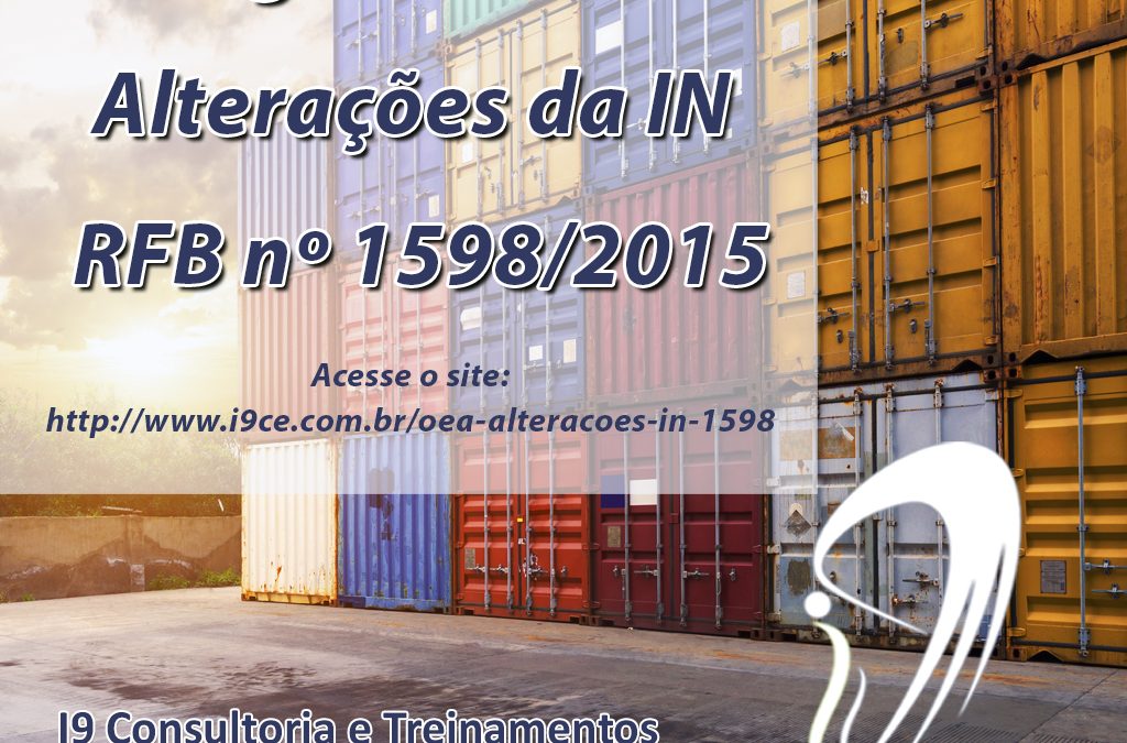 Alterações da IN RFB nº 1598/2015