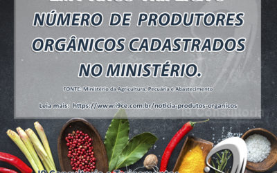 Triplica o número de produtores orgânicos cadastrados no ministério em 7 anos