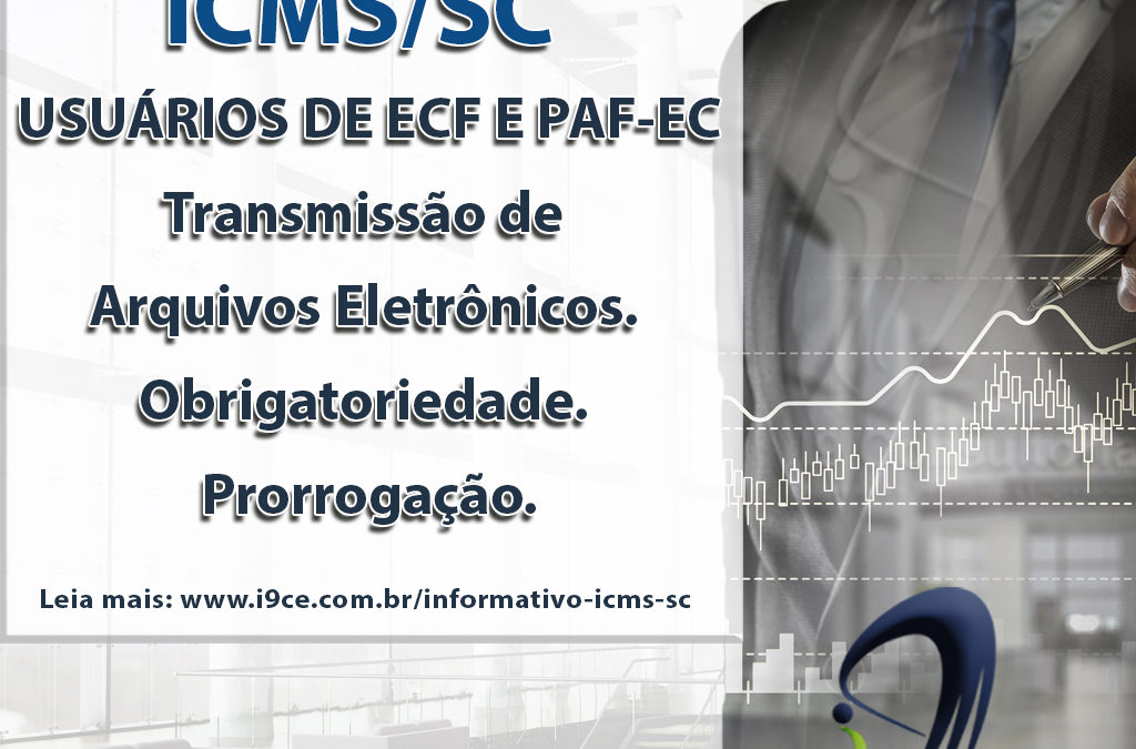 ICMS/SC – USUÁRIOS DE ECF E PAF-EC