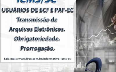 ICMS/SC – USUÁRIOS DE ECF E PAF-EC