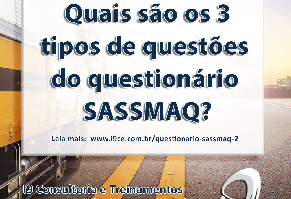 SASSMAQ – Tipos de questões