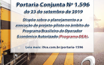 Portaria Conjunta Nº 1.596 – de 23 de setembro de 2019