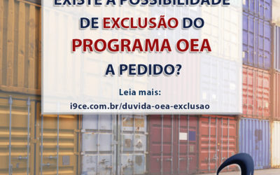 Dúvida OEA – Existe a possibilidade de exclusão do Programa OEA a pedido?