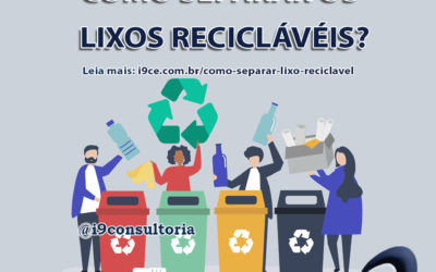 Como separar o lixo reciclável?