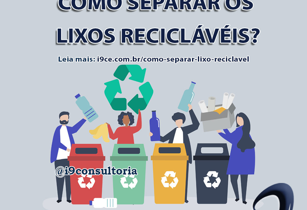Como separar o lixo reciclável?