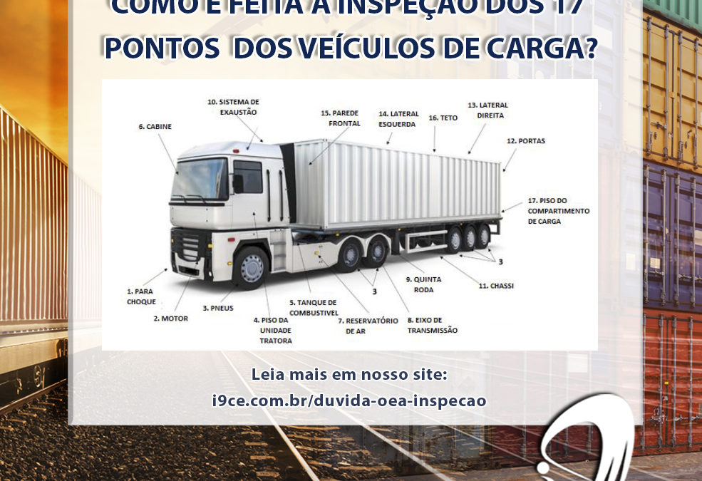 Dúvida OEA: Como é feita a inspeção dos 17 pontos dos veículos de carga?
