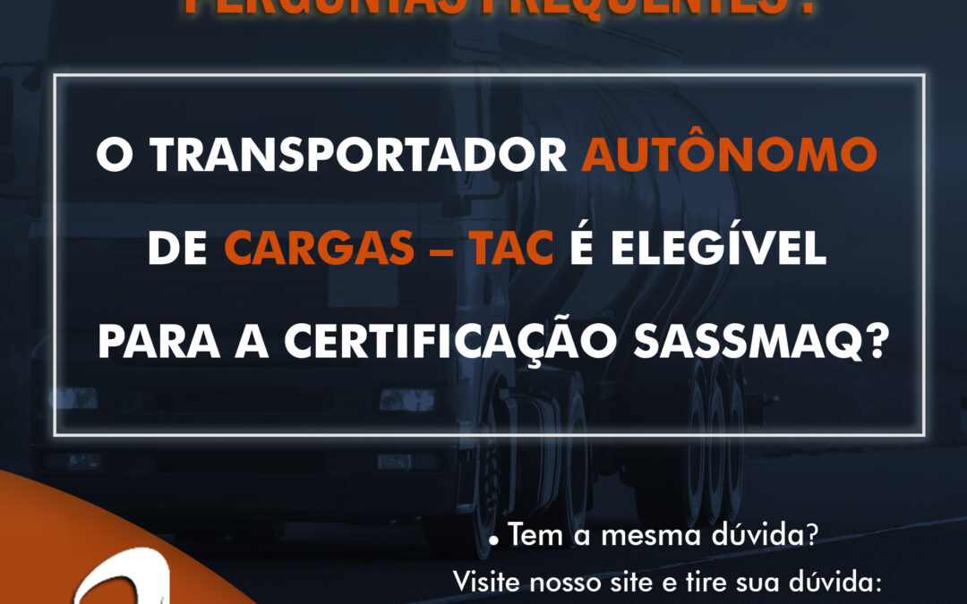 Dúvidas SASSMAQ: Transportadores Elegível