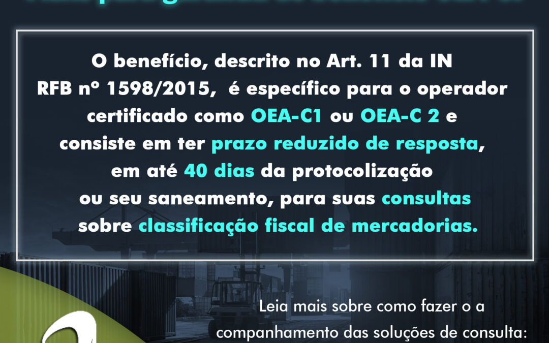 OEA-C – Fluxo para garantia de benefício OEA-C