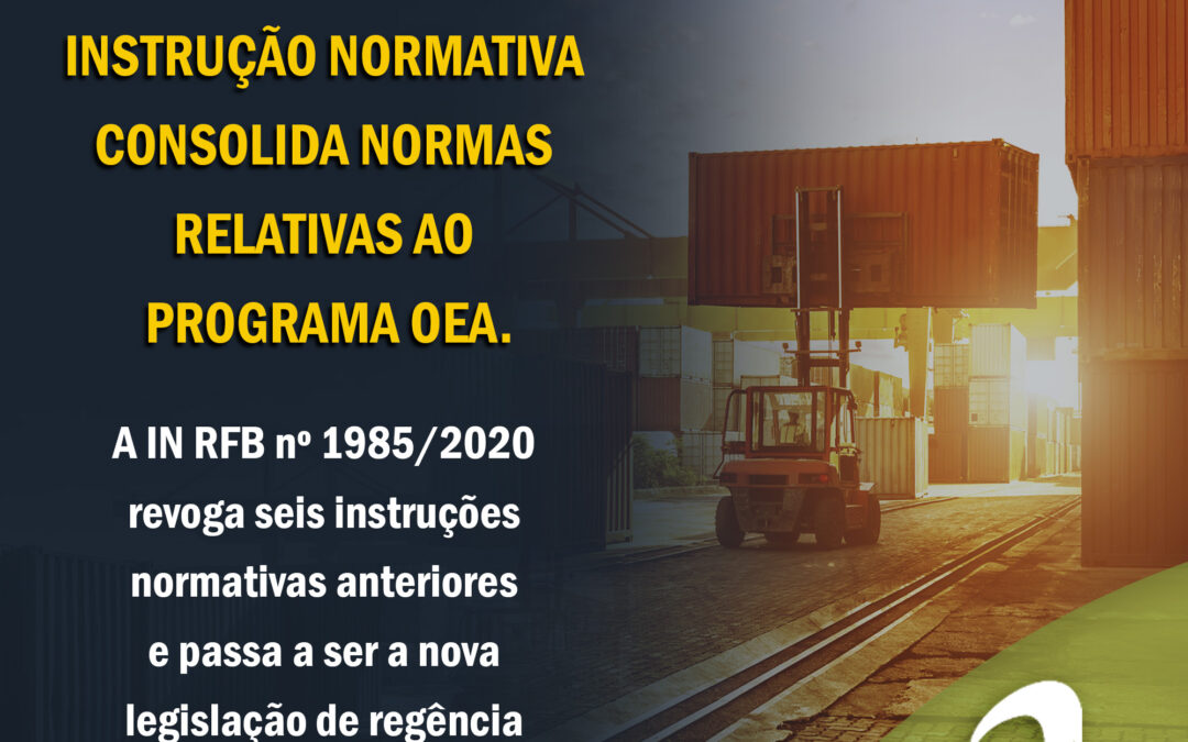 Instrução Normativa consolida normas relativas ao Programa OEA