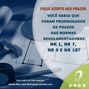 Novos prazos NR's