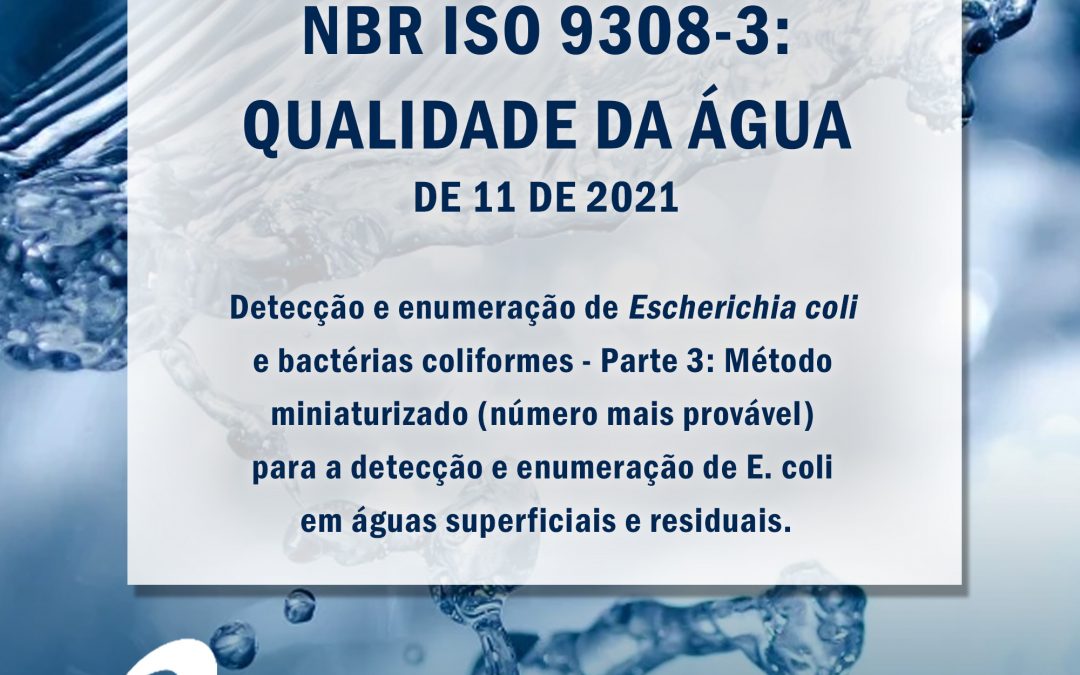 NBR ISO 9308-3 – Qualidade da água