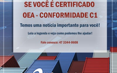 Atenção: Empresas Certificadas OEA-Conformidade C1