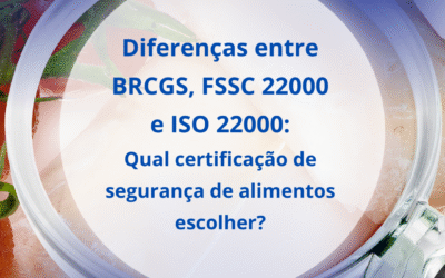 Diferenças entre BRCGS, FSSC 22000 e ISO 22000: Qual certificação de segurança de alimentos escolher?